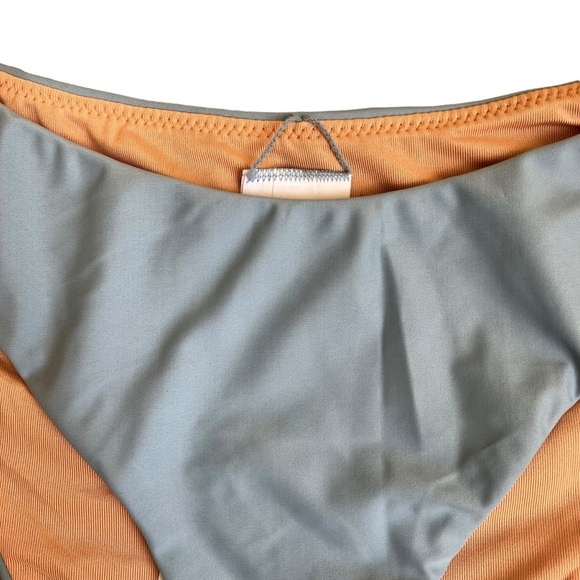 NWT J. Crew Blue Mist Baby Blue Curved Waist Cheeky Bikini Bottoms Sz M - Picture 3 of 13